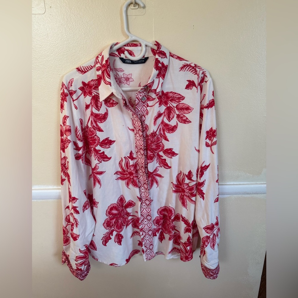 Zara women cotton shirt